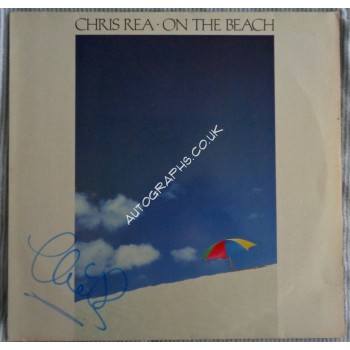 Chris Rea On The Beach genuine authentic autograph signature signed album. COA UACC