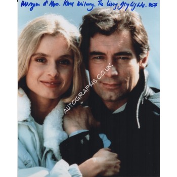 James Bond Maryam D'abo authentic signed autograph photo 4. COA UACC
