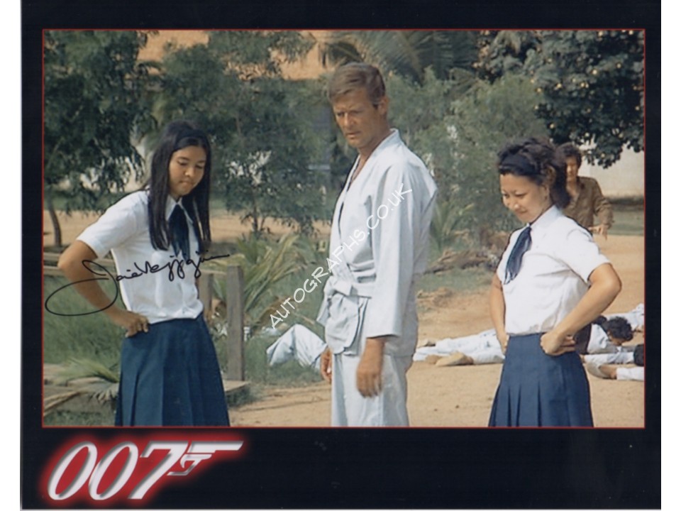 James Bond Joie Vejjajiva authentic signed autograph photo 4. COA UACC