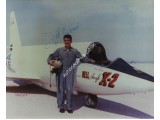 Pete Everest test pilot authentic genuine signed autograph photo. COA UACC