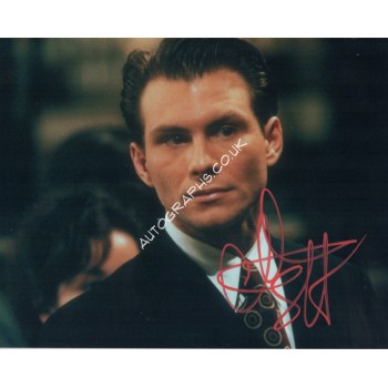 Christian Slater genuine authentic autograph signed signature photo. COA UACC