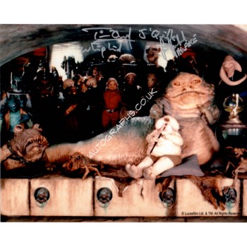 Star Wars Tim Dry Sean Crawford genuine authentic autograph signed photo. COA UACC