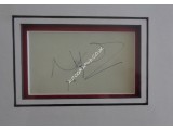 Noel Coward genuine authentic autograph signed display. COA UACC