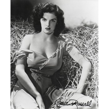 Jane Russell genuine authentic autograph signed photo 2. COA UACC