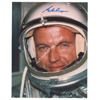 Gordon Cooper Gemini space genuine signed authentic autograph photo. COA UACC