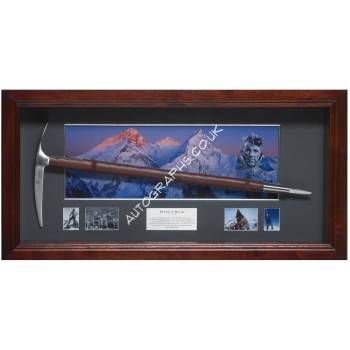 Edmund Hilary Everest Signed Ice Pick authentic signature. COA UACC