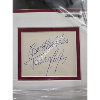 Tommy Cooper Comedy Legend authentic signed framed autograph. COA UACC Tommy Cooper Comedy Legend authentic signed framed autograph. COA UACC