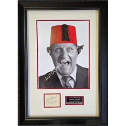 Tommy Cooper Comedy Legend authentic signed framed autograph. COA UACC