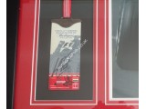 Michael Schumacher Jean Todt original signed autograph Pass display. COA UACC