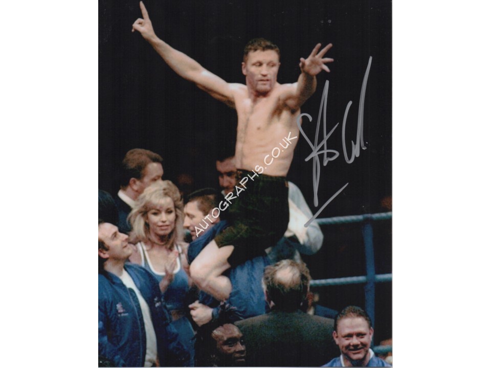 Steve Collins Boxing original authentic signed autograph photo. COA UACC