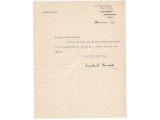 Winston Churchill signed authentic genuine signature letter. COA UACC