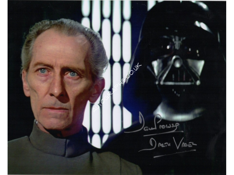 Dave Prowse Darth Vader Star Wars signed genuine signature photo 3. COA UACC Dave Prowse Darth Vader Star Wars signed genuine signature photo 3. COA UACC