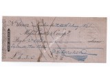 Charles Dickens signed authentic genuine signature cheque check. COA UACC