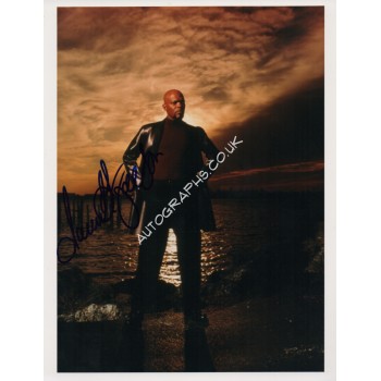 Samuel L Jackson authentic signed genuine signature photo. COA UACC