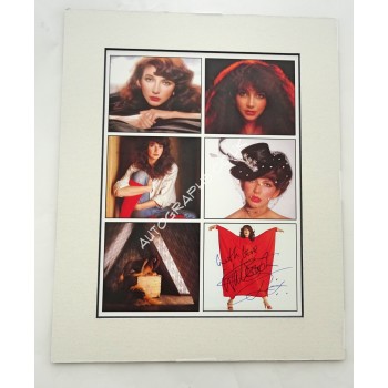 Kate Bush music signed genuine signature autograph display. COA UACC