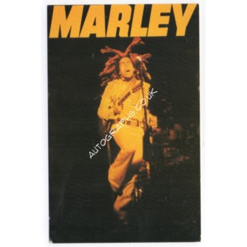 Bob Marley music signed genuine authentic signature postcard. COA UACC Bob Marley music signed genuine authentic signature postcard. COA UACC