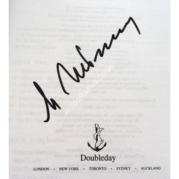 Mikhail Gorbachev signed genuine signature book. COA UACC
