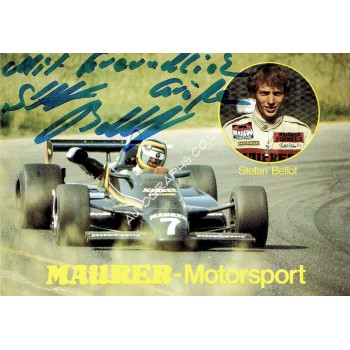 Stefan Bellof original authentic genuine signed autograph photo. COA UACC