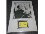 Gary Player Golf signed genuine signature autograph display. COA UACC