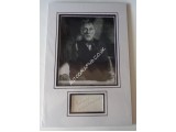 Wilfred Brambell Steptoe signed genuine signature autograph display. COA UACC