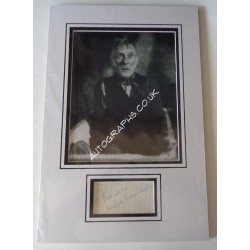 Wilfred Brambell Steptoe signed genuine signature autograph display. COA UACC