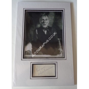 Wilfred Brambell Steptoe signed genuine signature autograph display. COA UACC