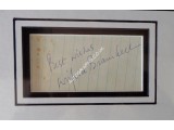 Wilfred Brambell Steptoe signed genuine signature autograph display. COA UACC