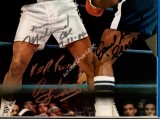 Muhammad Ali Ernie Shavers boxing signed genuine signature autograph magazine. COA UACC