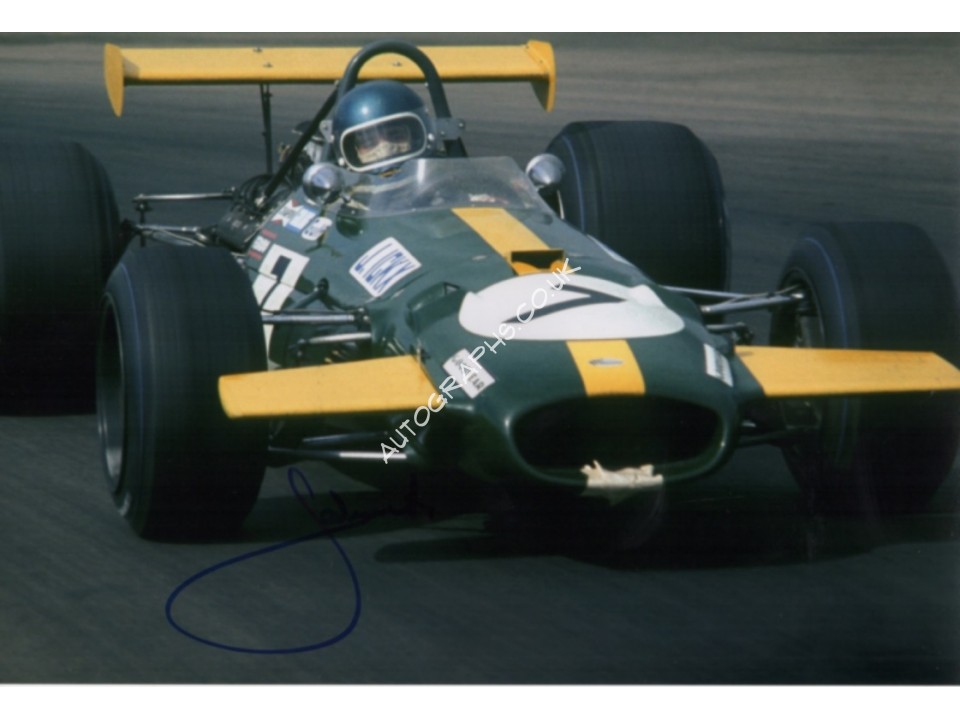 Jackie Ickx F1 Brabham signed genuine signature autograph photo. COA UACC
