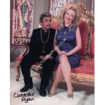 Christopher Ryan AbFab signed authentic  signature autograph photo. COA UACC