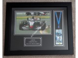 Mika Hakkinen F1 genuine autograph signature signed pass display. COA UACC Mika Hakkinen F1 genuine autograph signature signed pass display. COA UACC