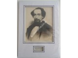 Charles Dickens signed authentic genuine signature autograph display. COA UACC Charles Dickens signed authentic genuine signature autograph display. COA UACC