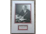 Matt Busby Man United signed authentic genuine signature autograph display. COA UACC Matt Busby Man United signed authentic genuine signature autograph display. COA UACC