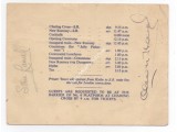 Stan Laurel and Oliver Hardy signed authentic genuine signature autograph ticket invitation. COA UACC Stan Laurel and Oliver Hardy signed authentic genuine signature autograph ticket invitation. COA UACC