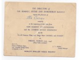 Stan Laurel and Oliver Hardy signed authentic genuine signature autograph ticket invitation. COA UACC Stan Laurel and Oliver Hardy signed authentic genuine signature autograph ticket invitation. COA UACC