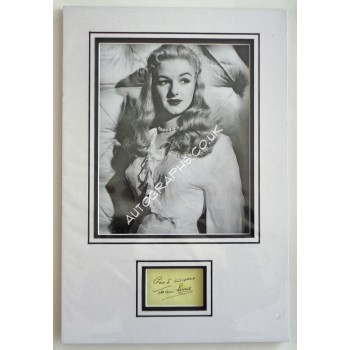Joan Sims Carry On signed authentic genuine signature autograph display. COA UACC