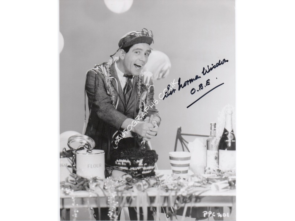 Norman Wisdom authentic signed genuine autograph photo 3. COA UACC Norman Wisdom authentic signed genuine autograph photo 3. COA UACC