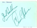 Brabham / Hulme genuine original authentic signed autograph. COA UACC Brabham / Hulme genuine original authentic signed autograph. COA UACC