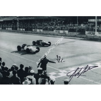 John Surtees F1 Honda signature genuine signed authentic photograph. COA UACC