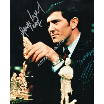 George Lazenby James Bond 007 signed genuine autograph photo 5. COA UACC