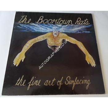 Boomtown Rats Bob Geldof authentic genuine signature signed 12" Vinyl. COA UACC