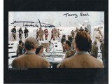 Star Wars Terry Sach Terence Mustow authentic genuine signed autograph photo. COA UACC