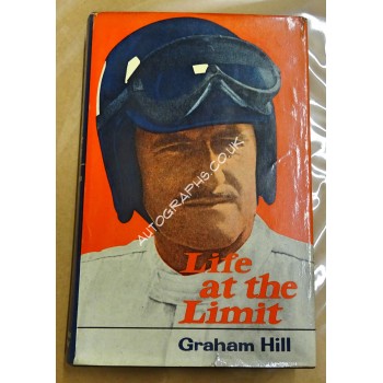 Graham Hill F1 Lotus BRM genuine autograph authentic signed book. COA UACC