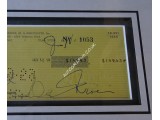 David Niven authentic genuine signature signed cheque display photo. COA UACC