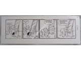 The Perishers original artwork cartoon authentic comic strip. COA UACC