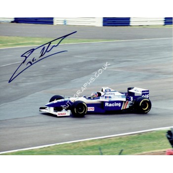 Jacques  Villeneuve genuine original authentic signed autograph photo. COA UACC