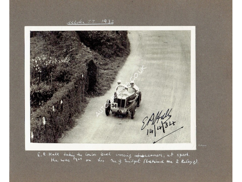 E.R Hall genuine original authentic signed autograph photo. COA UACC
