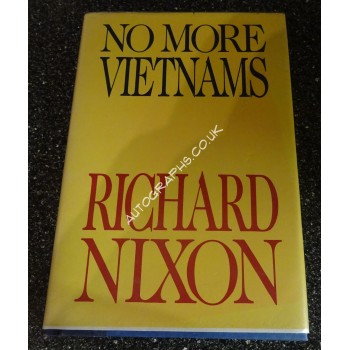 Richard Nixon US President genuine original autographed book. COA UACC