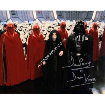 Dave Prowse Darth Vader Star Wars signed genuine signature photo 10. COA UACC