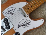 Status Quo Rick Parfitt Francis Rossi  signed genuine authentic autograph guitar. COA UACC